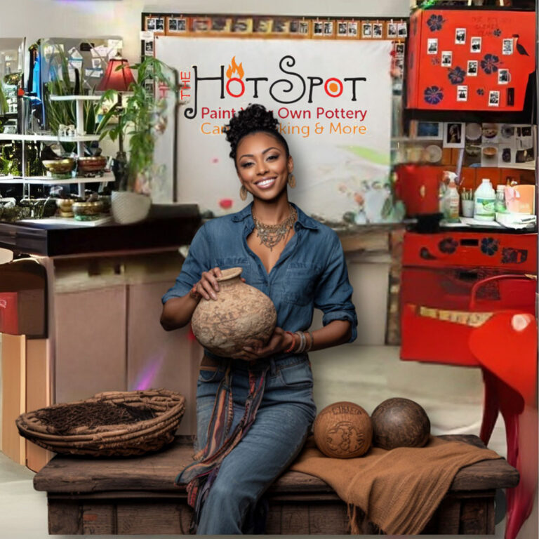 pottery art projects at The Hot Spot Studios