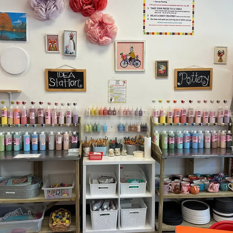 choose your paint your own pottery project