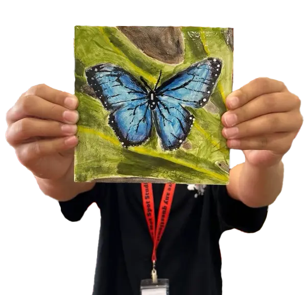 Canvas painting and pottery painting at The Hot Spot Studios Gresham, OR 