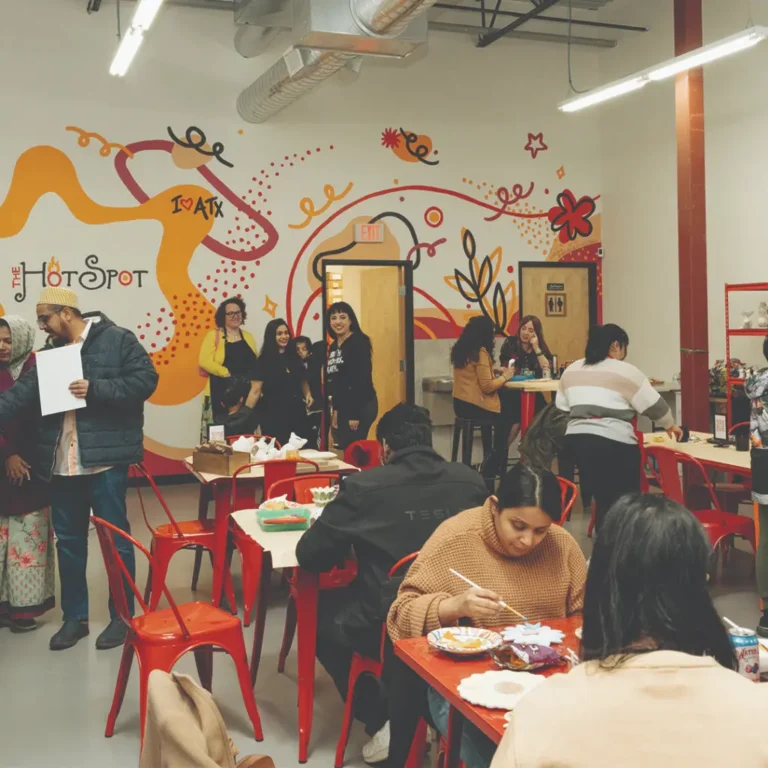 Pottery Painting Workshop And Group Experience At The Hot Spot In Pflugerville, TX.